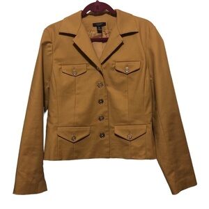 Chaps cropped jacket size L